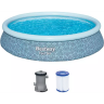 Бассейн BESTWAY FAST SET 396х84см, 7340л, фильтр-насос 2006л/ч 57376 BW