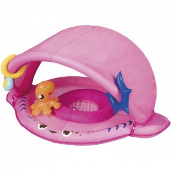 Детская лодка BESTWAY 34110 с сеткой и надувным козырьком 94 см